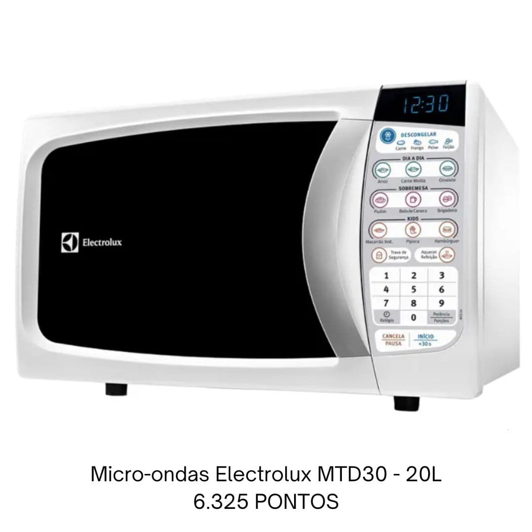 Micro-ondas Electrolux MTD30 - 20L